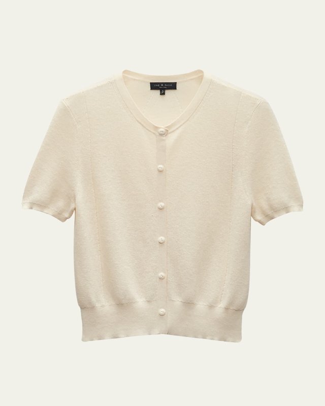 Dina Short-Sleeve Cardigan